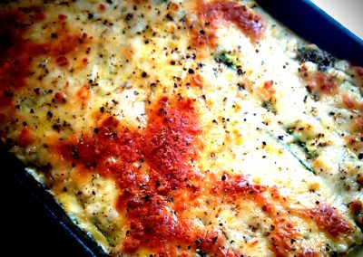 Zucchini-lasagne