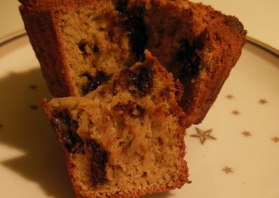 Appelsin-chokolade-marcipan muffins